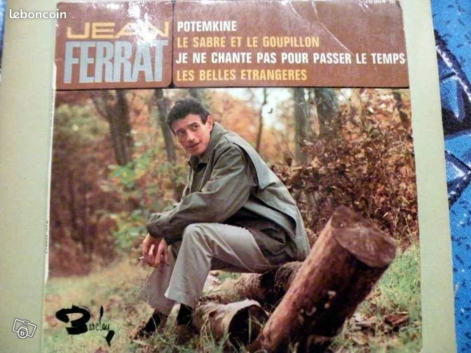 Jean Ferrat 45t "Potemkine" Le sabre et le goupillon je ne chante pas pour passe